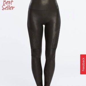 Spanx moto leggings